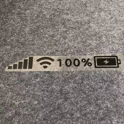 Sticker Para Auto Wifi Reflectivo Pegotin Conectividad