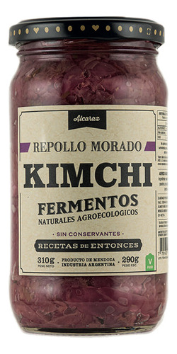 Kimchi Con Repollo Morado Alcaraz 310 Gr