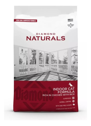 Diamond Naturals (nutra Gold) Indoor Cat Para Gatos 3kg