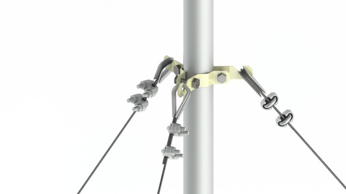Mástil Telescópico 12m C/accesorios De Instalacion Kitslm12