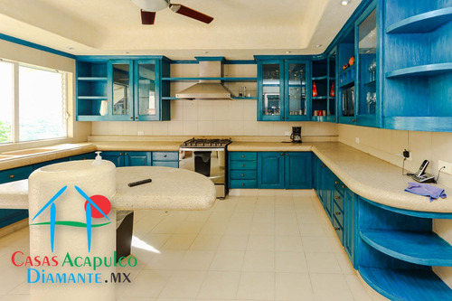 Cad Las Brisas Villa Del Sol. Terraza Con Asoleadero. Alberca Con Jacuzzi Y Palapa Con Wet Bar