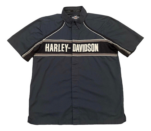 Camisa Harley Davidson Button Down Motorcycle Gear