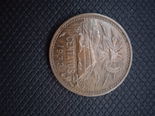 Moneda Antigua 20 Centavos 1973 De México