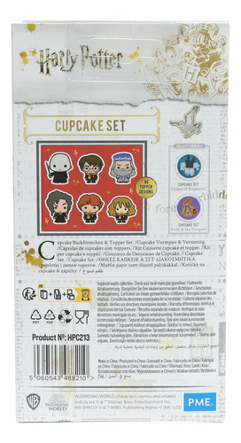Harry Potter - Juego De 24 Estuches Para Cupcakes Y Adornos