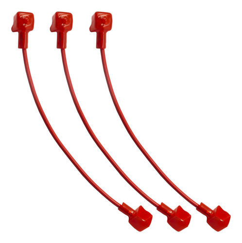 Conector De Bateria Bike Elétrica Eco 350w 48v 3 Unidades Cor Vermelho