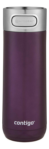 Contigo Autoseal Luxe Termo Vaso Acero Inox 16oz Morado