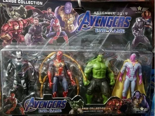 Figuras Set X 4 Avengers End Game Con Luz Obsequio MercadoLibre