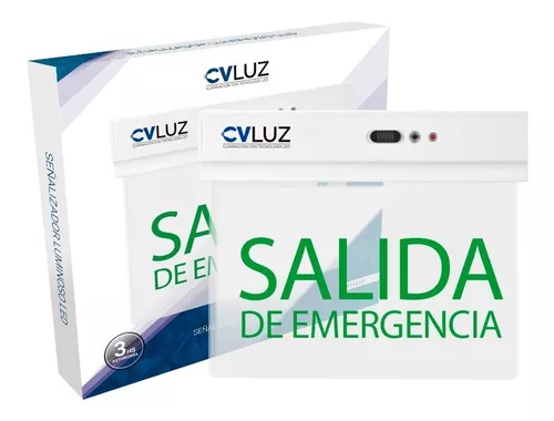 Cartel Salida De Emergencia Led Normalizado Iluminación