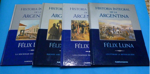 4 Libros Historia Integral De La Argentina . Tomos 2,4,5,6