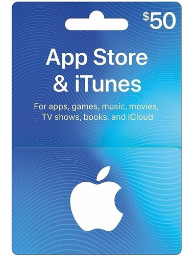 Apple Itunes Gift Card 50 Usd Itunes Código Usa