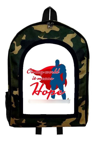 Mochila Camuflada Super Man Nueva Colección Modelo 40