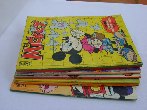 Mickey - Revista Mensal Da Walt Disney - Lote Com 7 Revistas