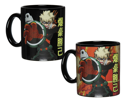 My Hero Academia Katsuki Bakugo - Taza De Cafe Con Calor Rea