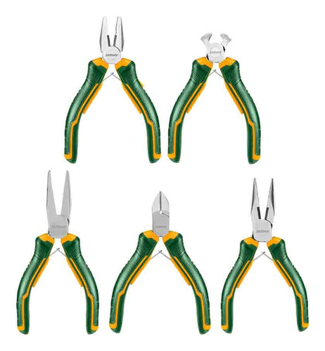 Set Mini Alicates 4,5 Pulgadas 5 Piezas Jadever