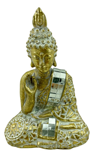 Figura Decorativa Chica Buda Meditando 10.5cm Zen Deco Zn Ct