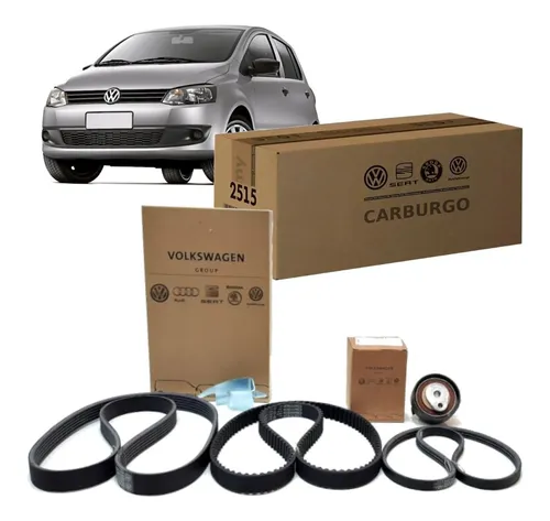 Kit Correia Dentada Alternador Tensor Fox Spacefox 80 Mil Km Kit Correia Dentada Alternador Tensor Fox Spacefox 80 Mil Km