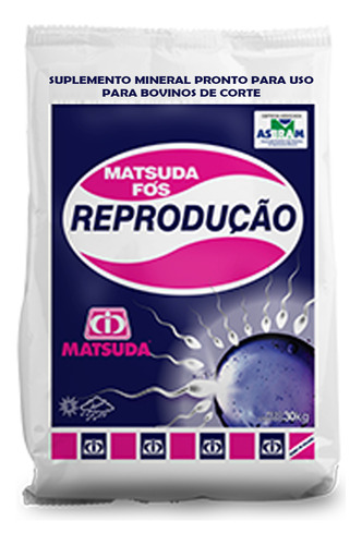 Sal Mineral Para Bovinos Corte Fos Reprodução Matsuda Novo