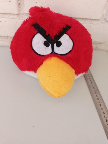 Peluche Red Angry Bird Enojón Original Usado