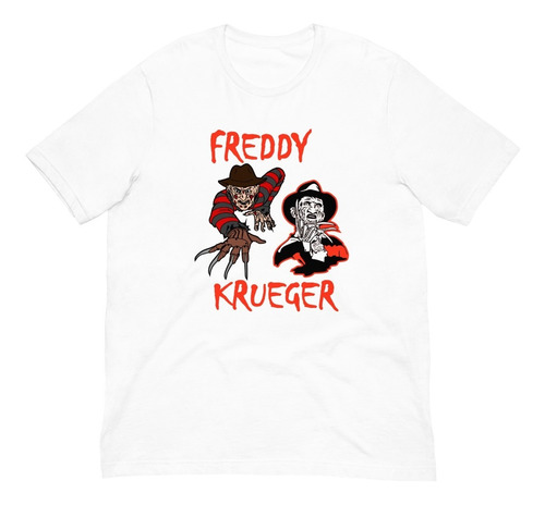 Playera Halloween Freddy Kruger. Guante Navajas. Terror