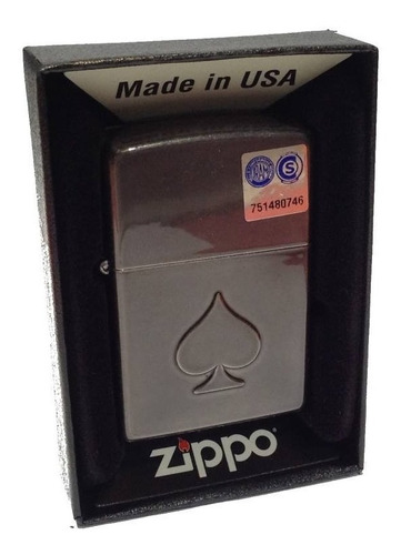 Encendedor Zippo Stamped Spade Made In Usa 28478