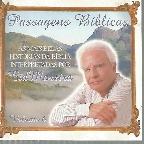 6 Cds - Cid Moreira - Passagens Bíblicas (Usado)