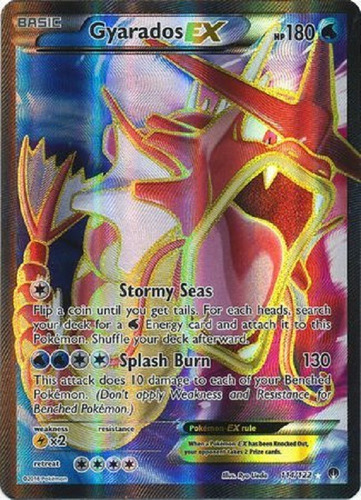 Gyarados Ex 114/122 Full Art Ultra Raro Pokemon Tcg