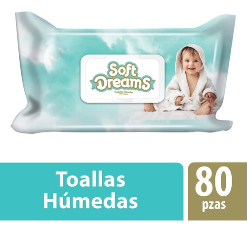 Toallitas Húmedas Soft Dreams 80 Piezas
