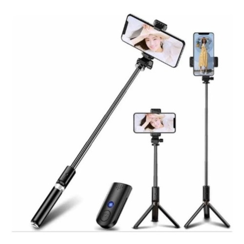 Bastão De Selfie Monopod Bluetooth Tripe P/ Smartphones 67cm