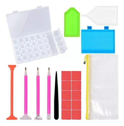 Kit  20pcs De Ferramentas De Pintura Pintura Diy 5d Diamante