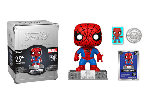 Spiderman Funko Pop 25th Aniversary 