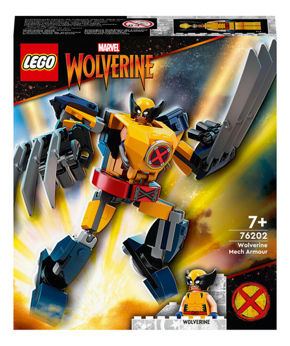 Kit De Construcción Lego Super Heroes Marvel Wolverine Mech