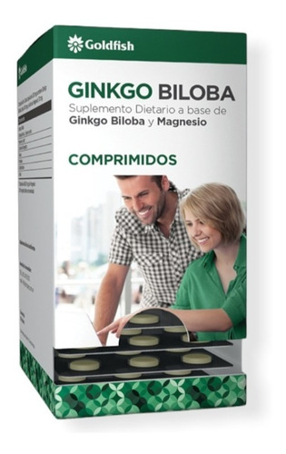Imagen 1 de 4 de Blistera Ginkgo Biloba + Magnesio - Goldfish X 100 Capsulas