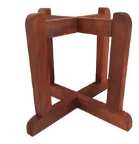 Comprar Bases Para Maceta Hechas De Madera Artesanales 3pzas