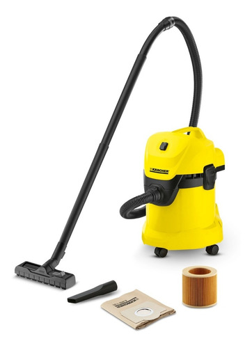 Aspiradora Karcher Para Suciedad Sólida Y Líquida Wd 3