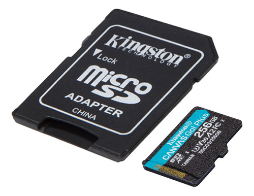 Memoria Microsd Kingston Canvas Go! Plus 256 Gb 170mb/s
