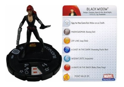 Black Widow #006 Marvel Captain America Heroclix