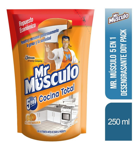 Mr Musculo Desengrasante Doy Pack 250ml