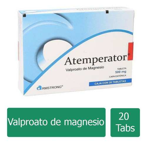 Atemperator 500 Mg Caja Con 20 Tabletas