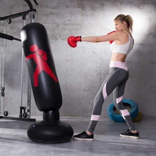 Saco De Boxeo Bolsa Inflable + Inflador