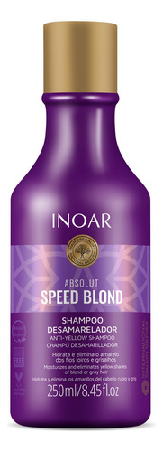 Shampoo Desamarelador Speed Blond 250ml Inoar 