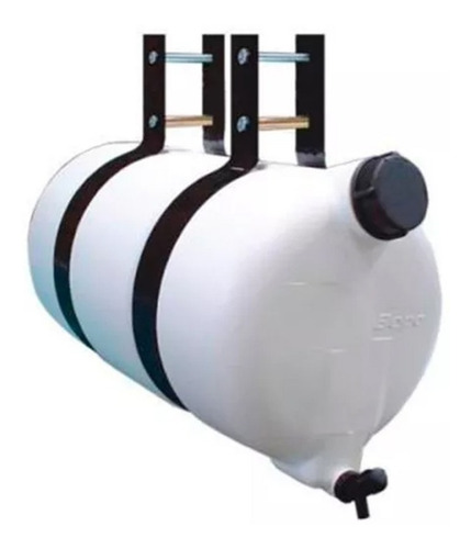 Tanque De Agua Bepo 26 Litros Con Canilla Y Soportes