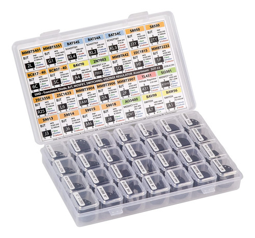 Smd Sot-23 Surtido De Componentes Electronicos, Transistores