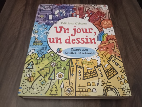 Éditions Usborne, Un Jour, Un Dessin 365 Libro Niños Francés