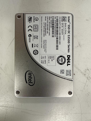 Disco Solido Ssd Dc  S3500 Series Dell 480gb