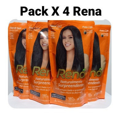 Pack X4 Rena Alisado Negro Café - g a $103