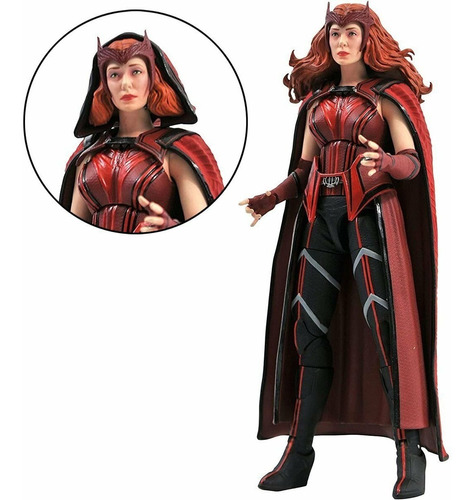 Scarlet Witch Marvel Select Figura Articulada Original 