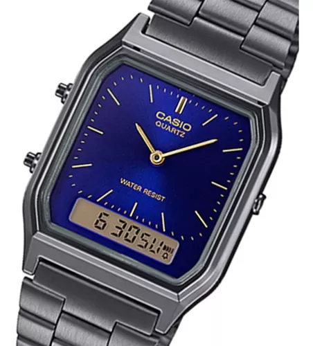 Reloj Hombre Casio Vintage Cod: Aq-230gg-2a Joyeria Esponda