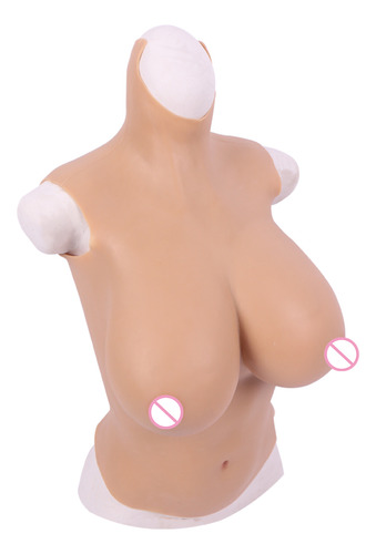 Traje Artificial De Medio Cuerpo Con Tetas Falsas Para Drag