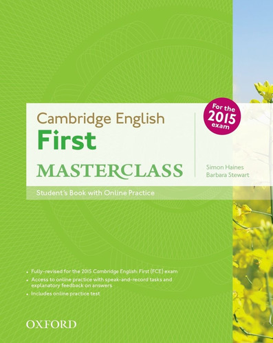 Cambridge English First Masterclass - Student's Book + Onlin