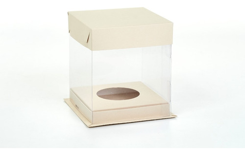 Caja B + T C/cuna Huevo Pvc Cristal 13x13x15,5cm (x50u) 006h